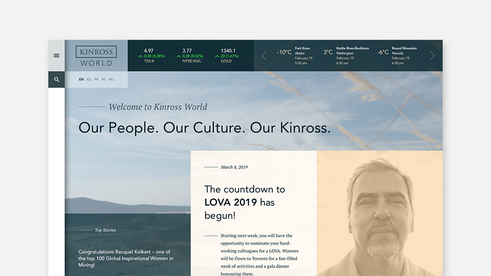 Kinross website