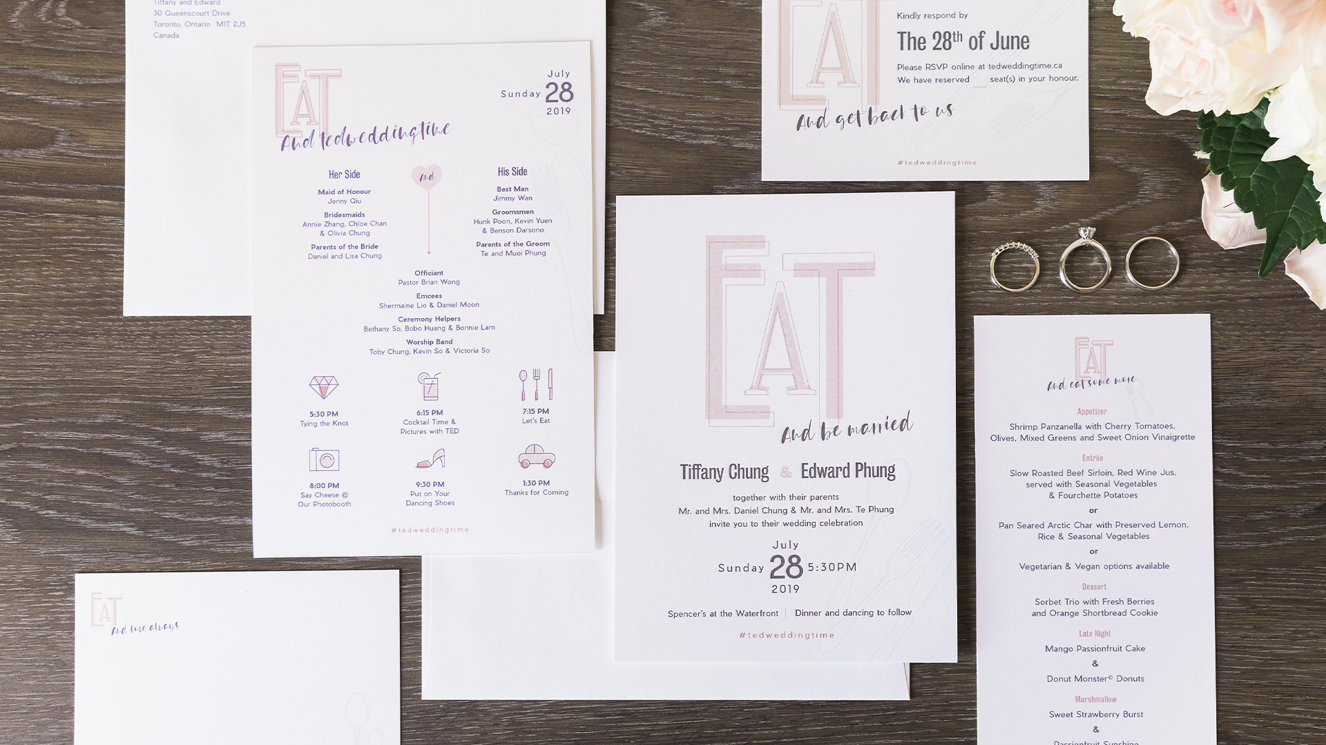 Tedwedding invitation collection